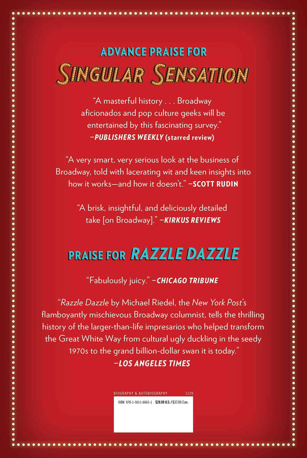 Singular Sensation: The Triumph of Broadway