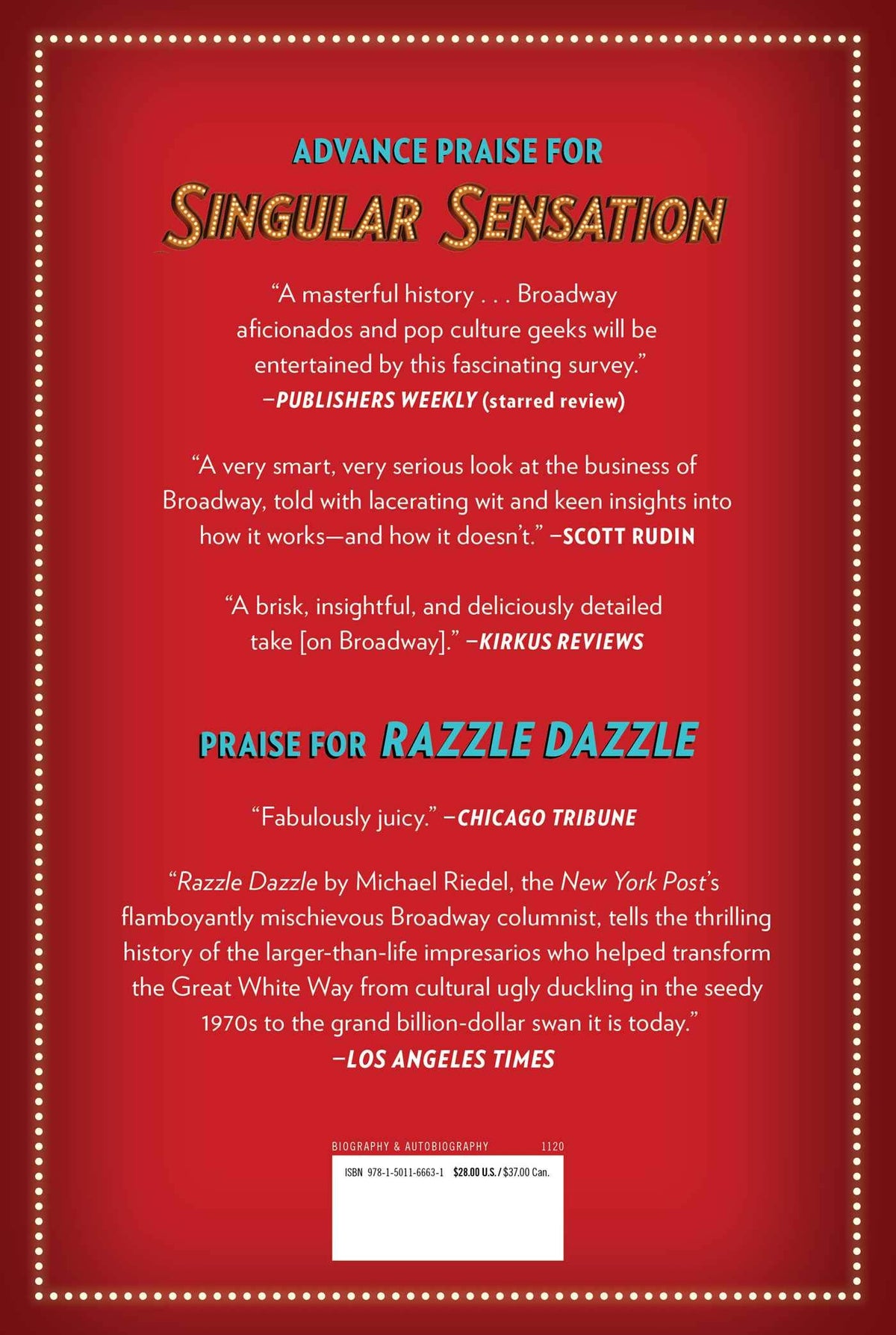 Singular Sensation: The Triumph of Broadway