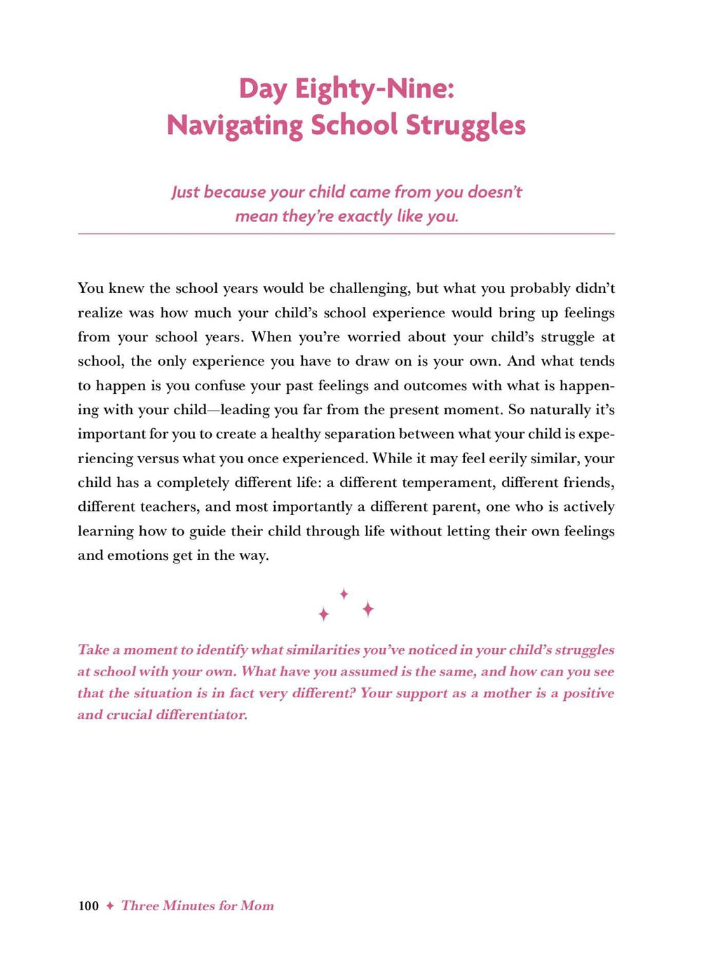 Three Minutes for Mom: 365 Days of Empowerment, Encouragement, and Growth for a More Connected Motherhood