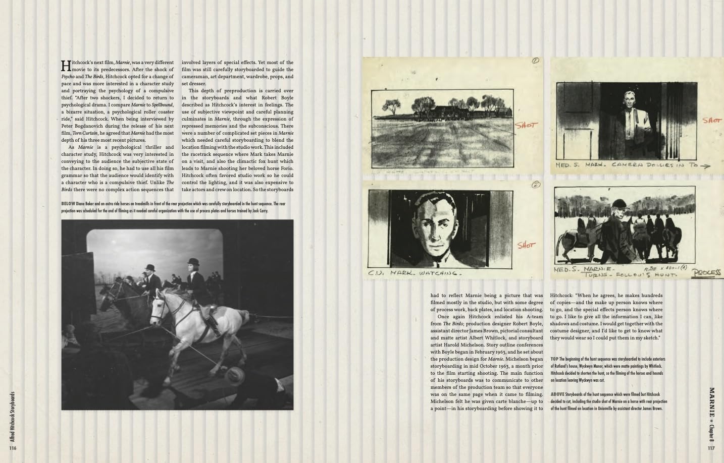 Alfred Hitchcock Storyboards