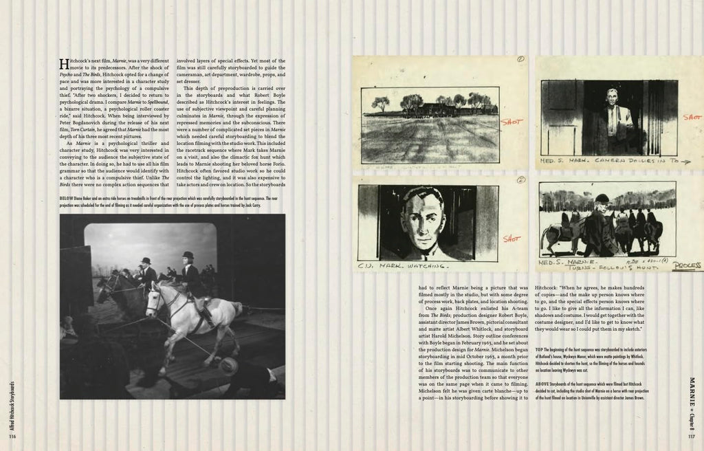 Alfred Hitchcock Storyboards