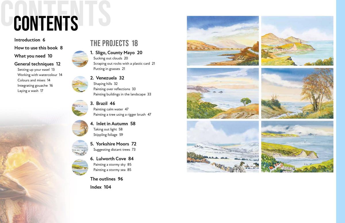Anyone Can Paint Coastal Landscapes: 6 easy step-by-step projects to get you started