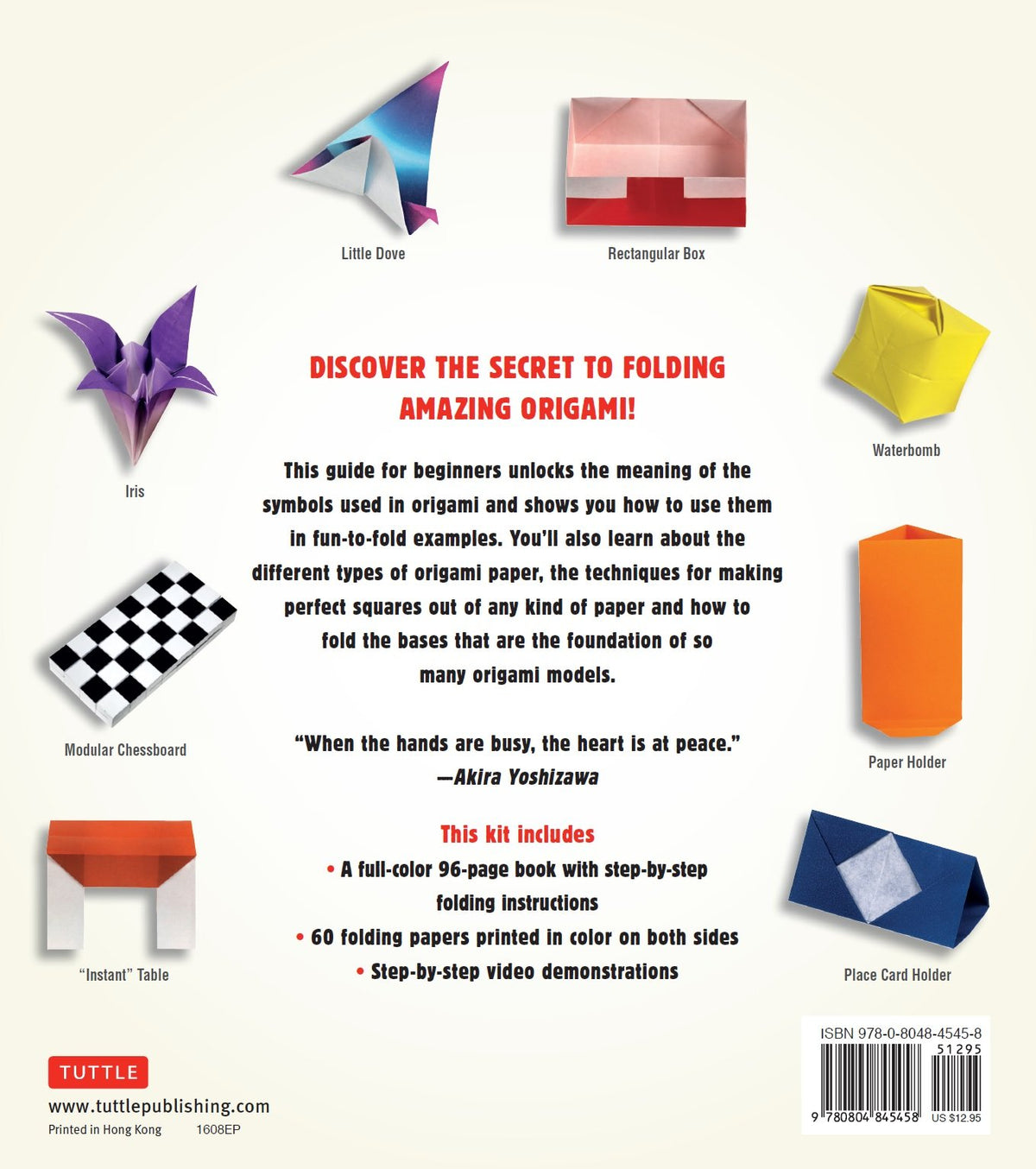 Origami Made Easy Kit: Step-by-Step Lessons for the Beginning Folder: Kit with Origami Book, 14 Projects, 60 Origami Papers, & Video Tutorial
