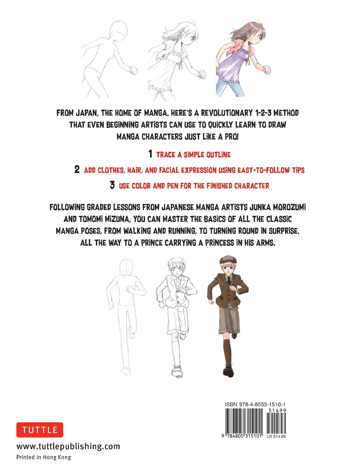 Drawing Basic Manga Characters: The Complete Guide for Beginners (The Easy 1-2-3 Method for Beginners)