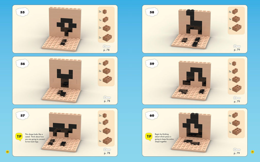 The Great LEGO® Puzzle Book: 120 Creative Building Challenges