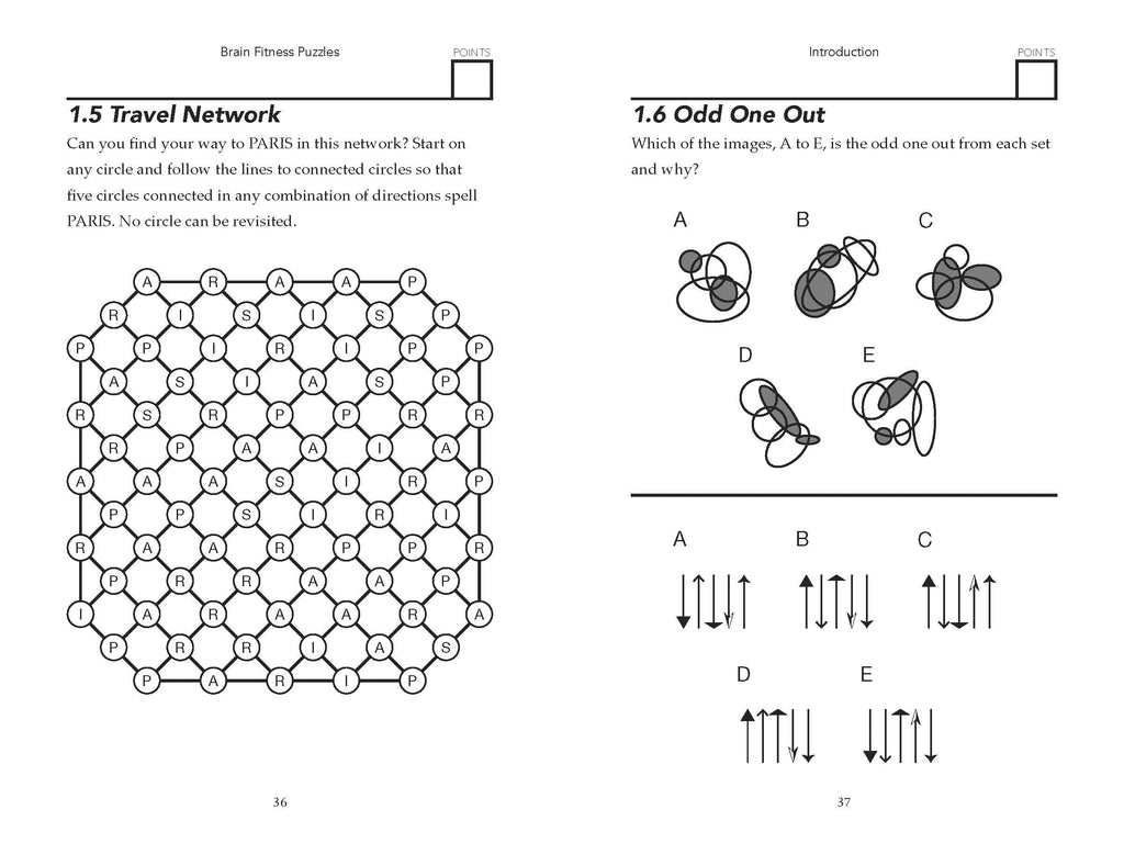 Brain Fitness Puzzles: Stimulate Your Mind with More Than 80 Exercises, Games, and Tests