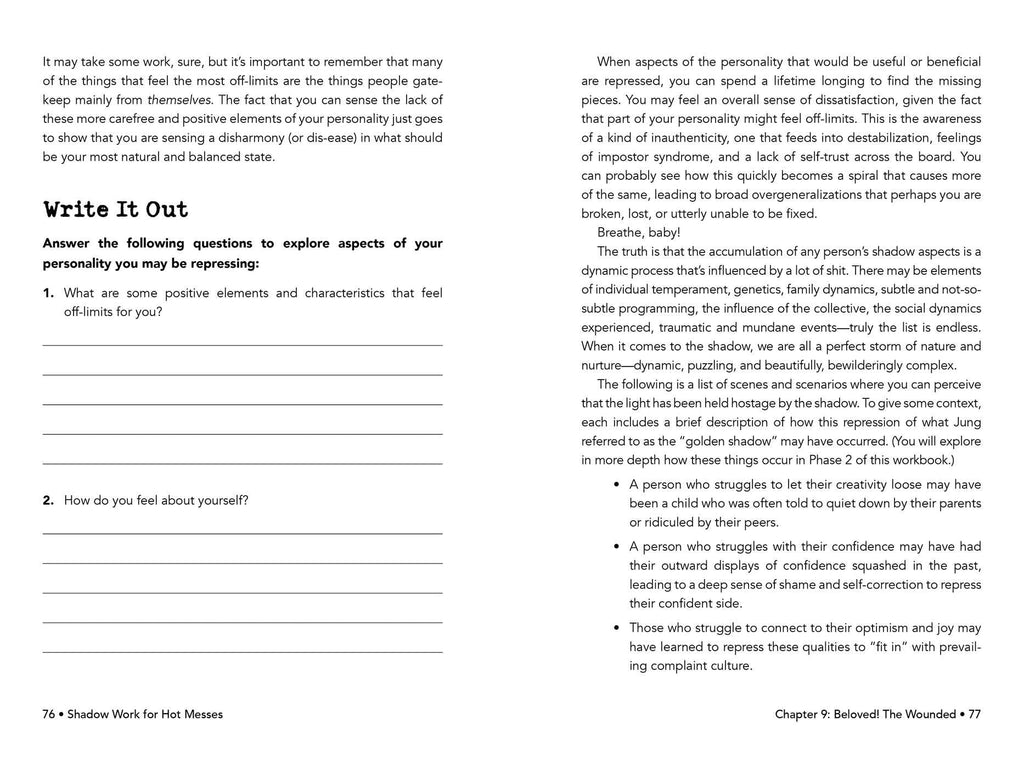 Shadow Work for Hot Messes: Transform from Chaos to Clarity by Embracing Your Authentic Self