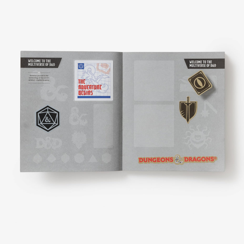 Dungeons & Dragons Stickerology: Legendary Stickers of Monsters, Magical Items, and More: Stickers for Journals, Water Bottles, Laptops, Planners, and More