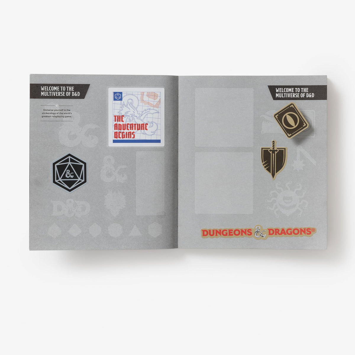 Dungeons & Dragons Stickerology: Legendary Stickers of Monsters, Magical Items, and More: Stickers for Journals, Water Bottles, Laptops, Planners, and More