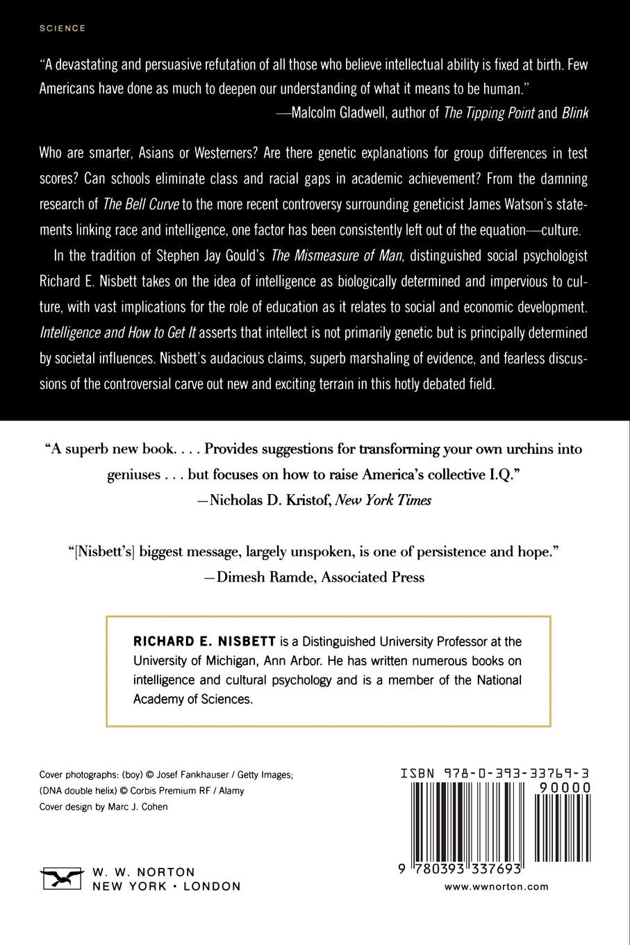 Intelligence and How to Get It: Why Schools and Cultures Count