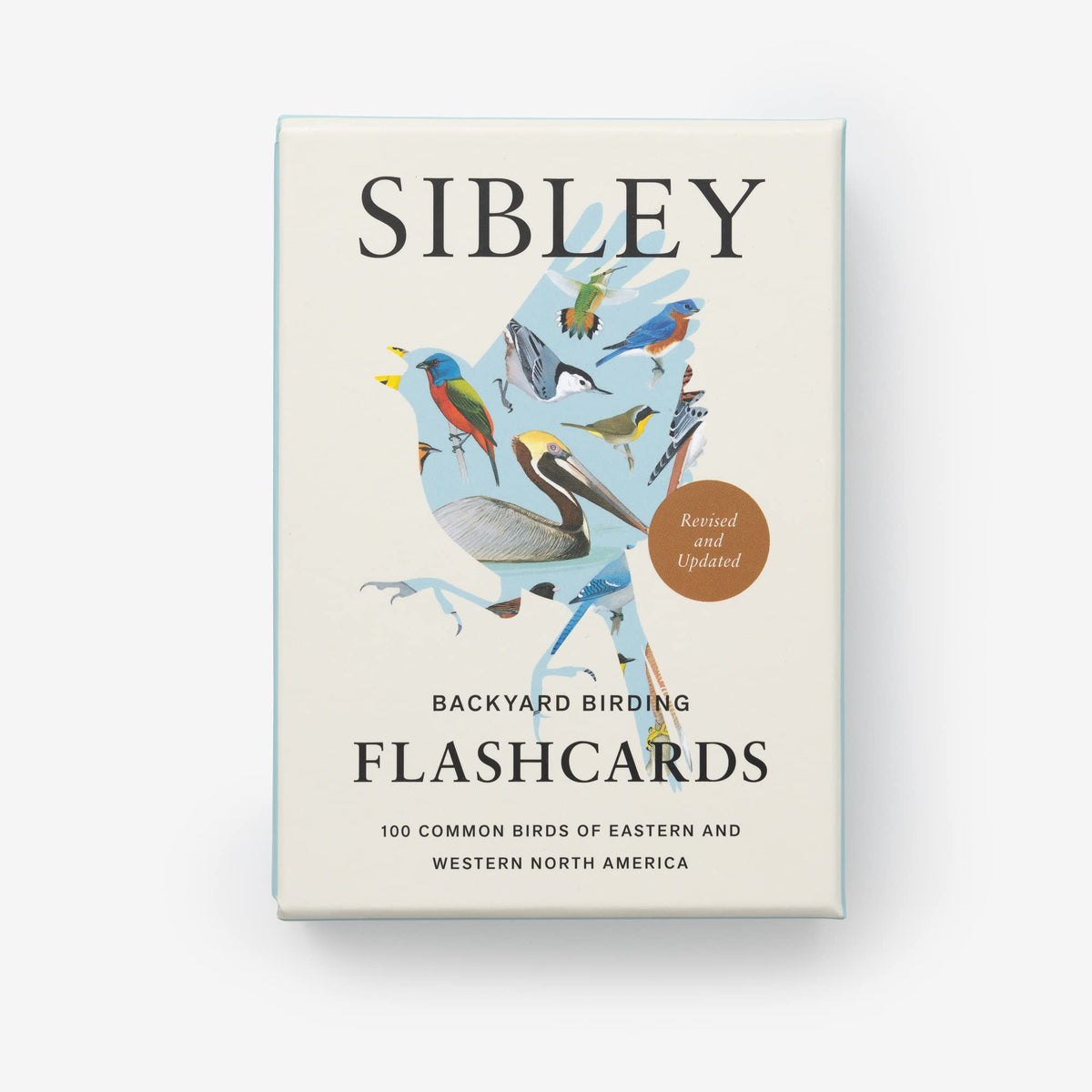 Sibley Backyard Birding Flashcards, Revised and Updated: 100 Common Birds of Eastern and Western North America (Sibley Birds)