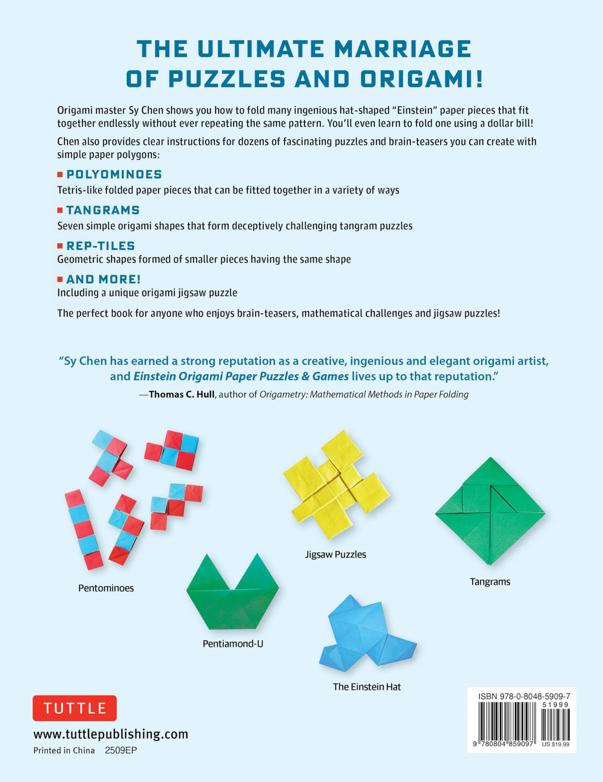Einstein Origami Paper Puzzles & Games: 30 Paper Tangrams, Mosaics and Other Brain-teasers!