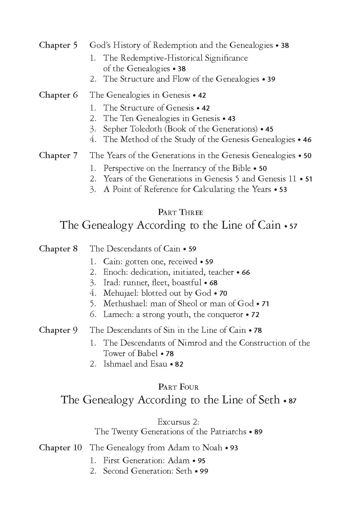 The Genesis Genealogies: God's Administration in the History of Redemption (Book 1)