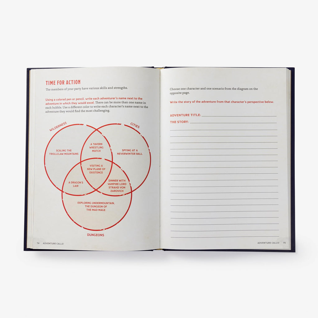 Characters & Quests (Dungeons & Dragons): A Young Adventurer's Workbook for Creating a Hero and Telling Their Tale (Dungeons & Dragons Young Adventurer's Guides)