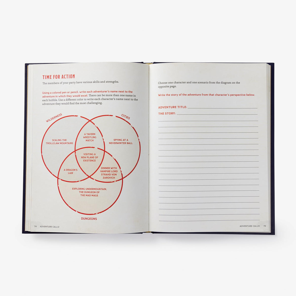Characters & Quests (Dungeons & Dragons): A Young Adventurer's Workbook for Creating a Hero and Telling Their Tale (Dungeons & Dragons Young Adventurer's Guides)