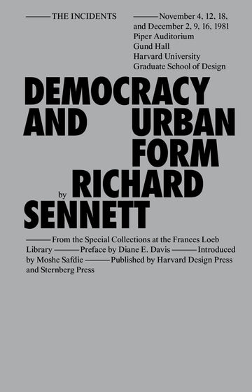 Democracy and Urban Form (Sternberg Press / The Incidents)