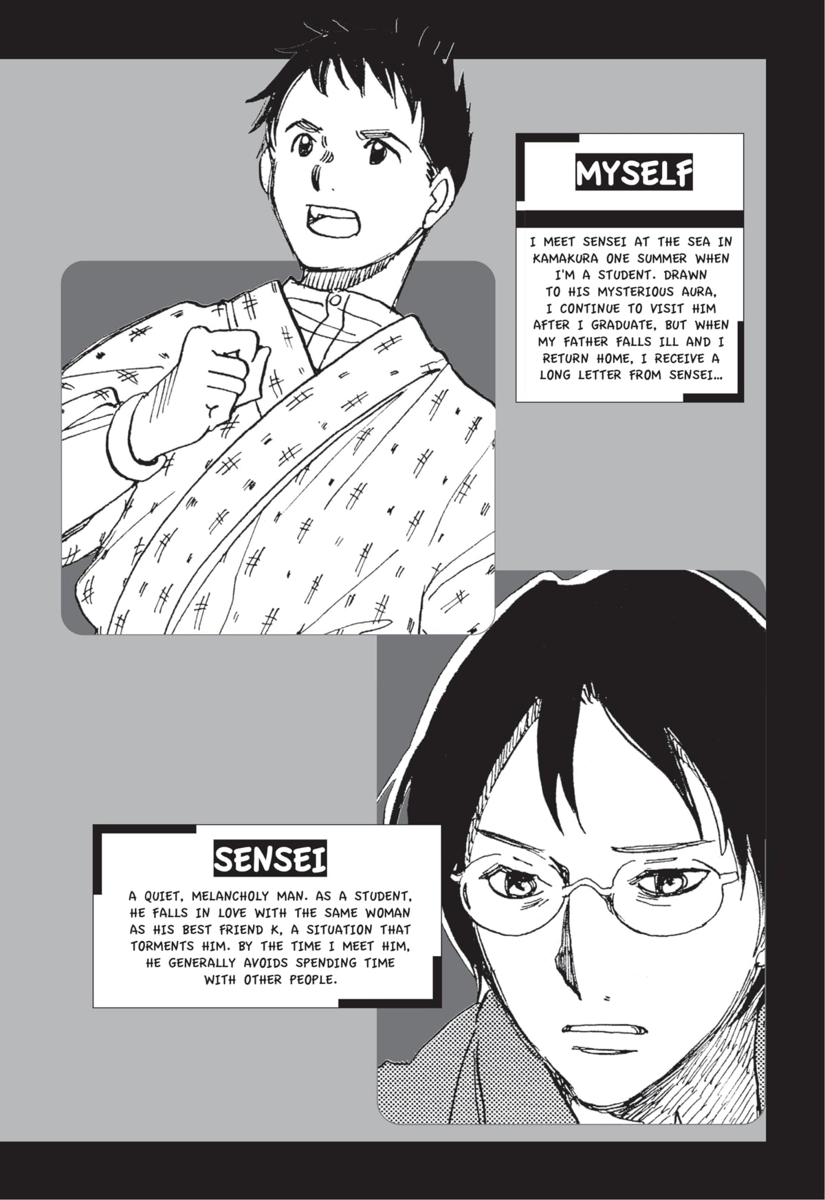 Soseki Natsume's Kokoro: The Manga Edition: The Heart of Things (Tuttle Japanese Classics in Manga)