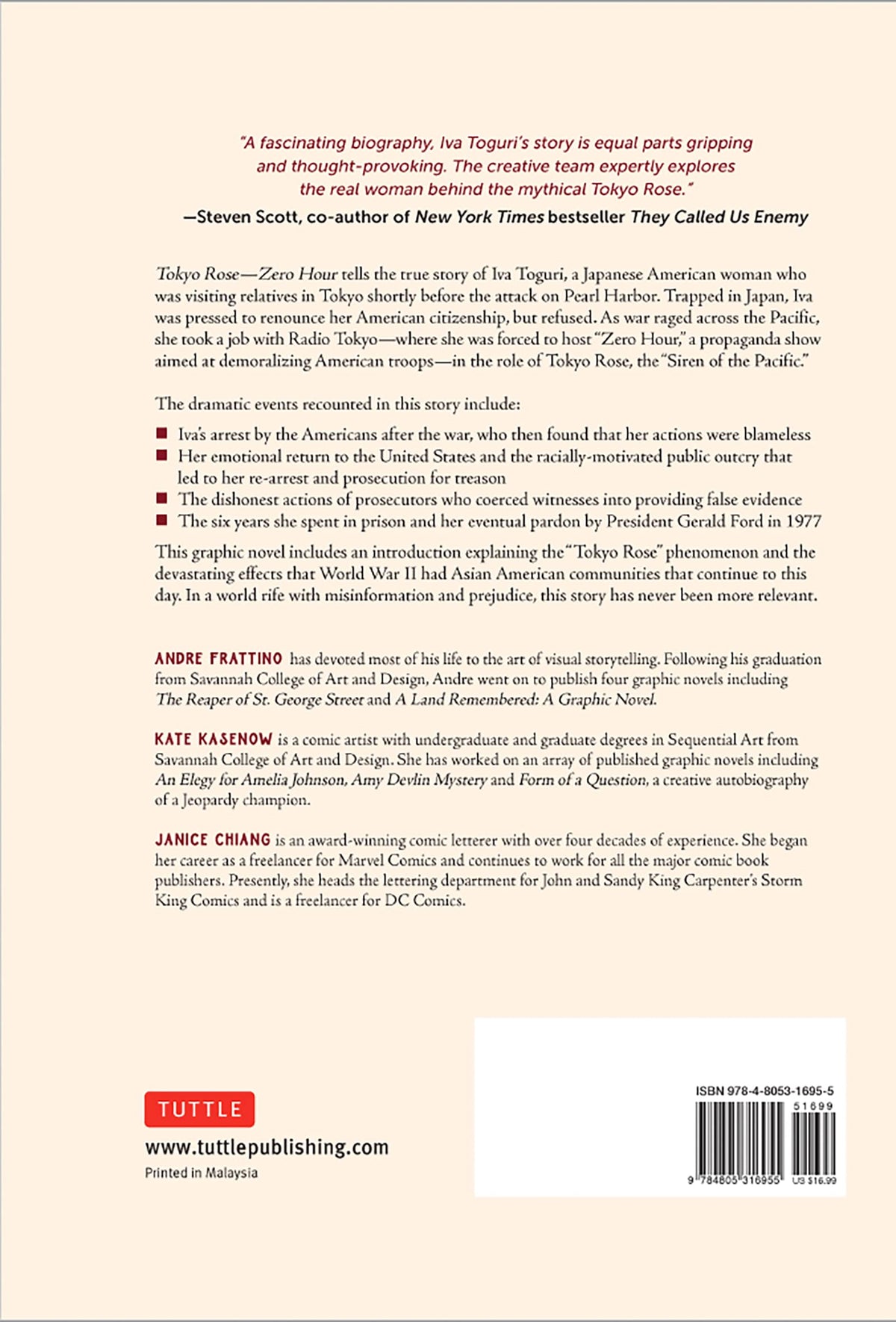 Tokyo Rose - Zero Hour (A Graphic Novel): A Japanese American Woman's Persecution and Ultimate Redemption After World War II