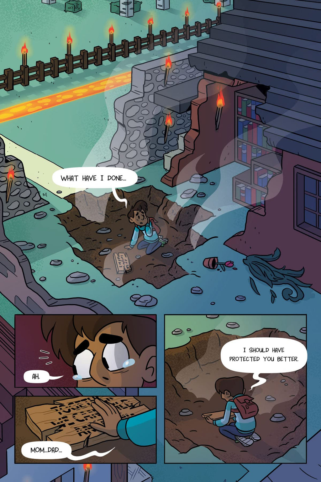 Minecraft: Open World--Into the Nether (Graphic Novel)