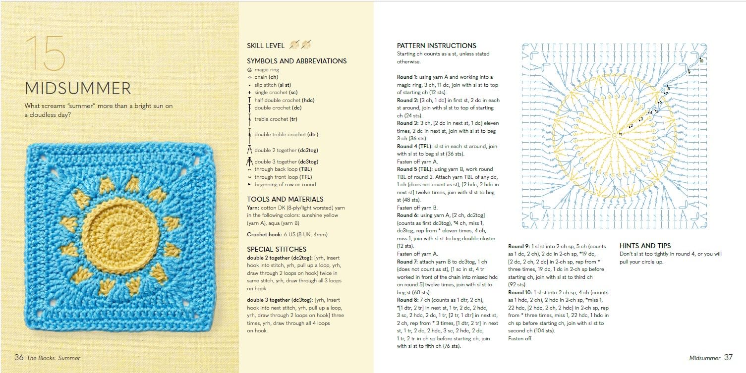 A Year of Granny Squares: 52 grannies to crochet, one for every week of the year