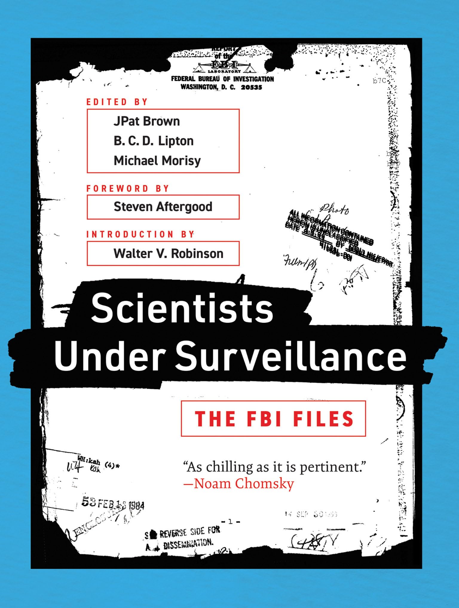 Scientists Under Surveillance: The FBI Files (Mit Press)