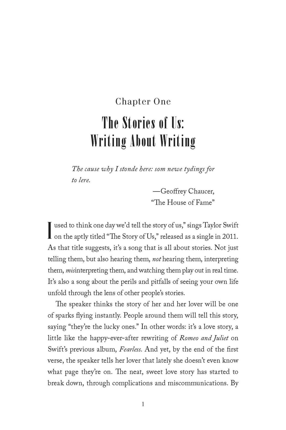 Swifterature: A Love Story: English Literature and Taylor Swift