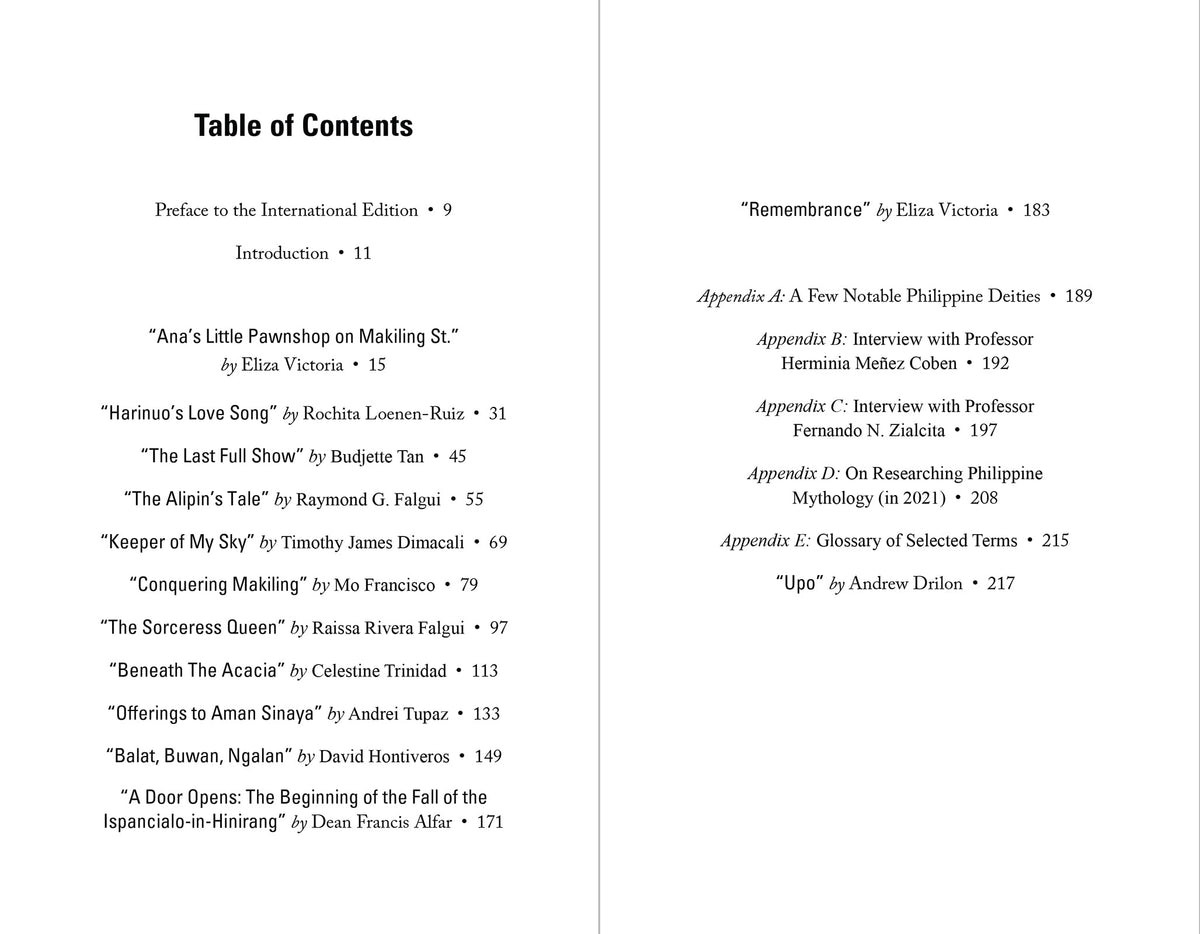 Alternative Alamat: An Anthology: Myths and Legends from the Philippines