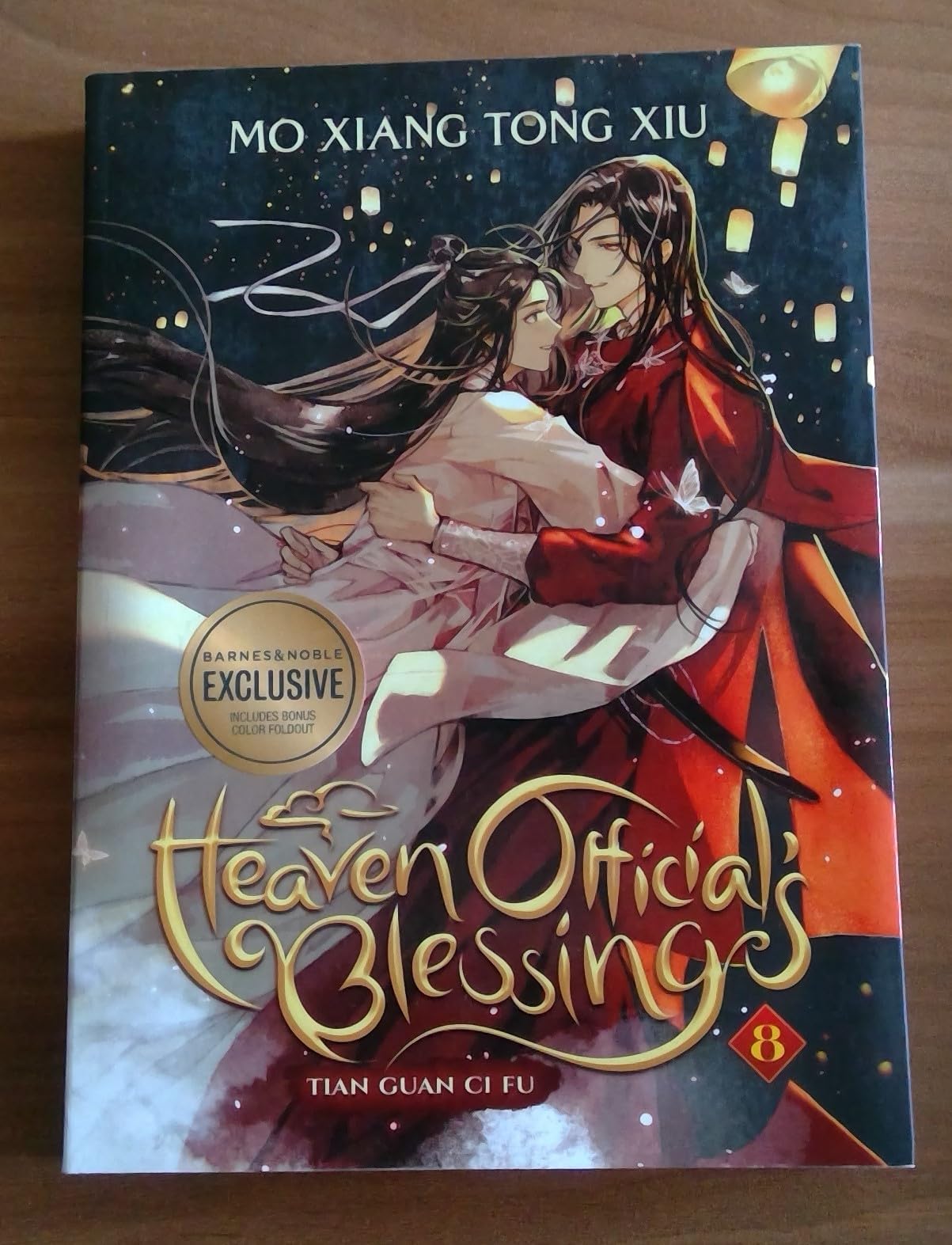 Heaven Official's Blessings Vol. 8, Barnes & Noble Exclusive Edition with Bonus Color Foldout, Mo Xiang Tong Xiu