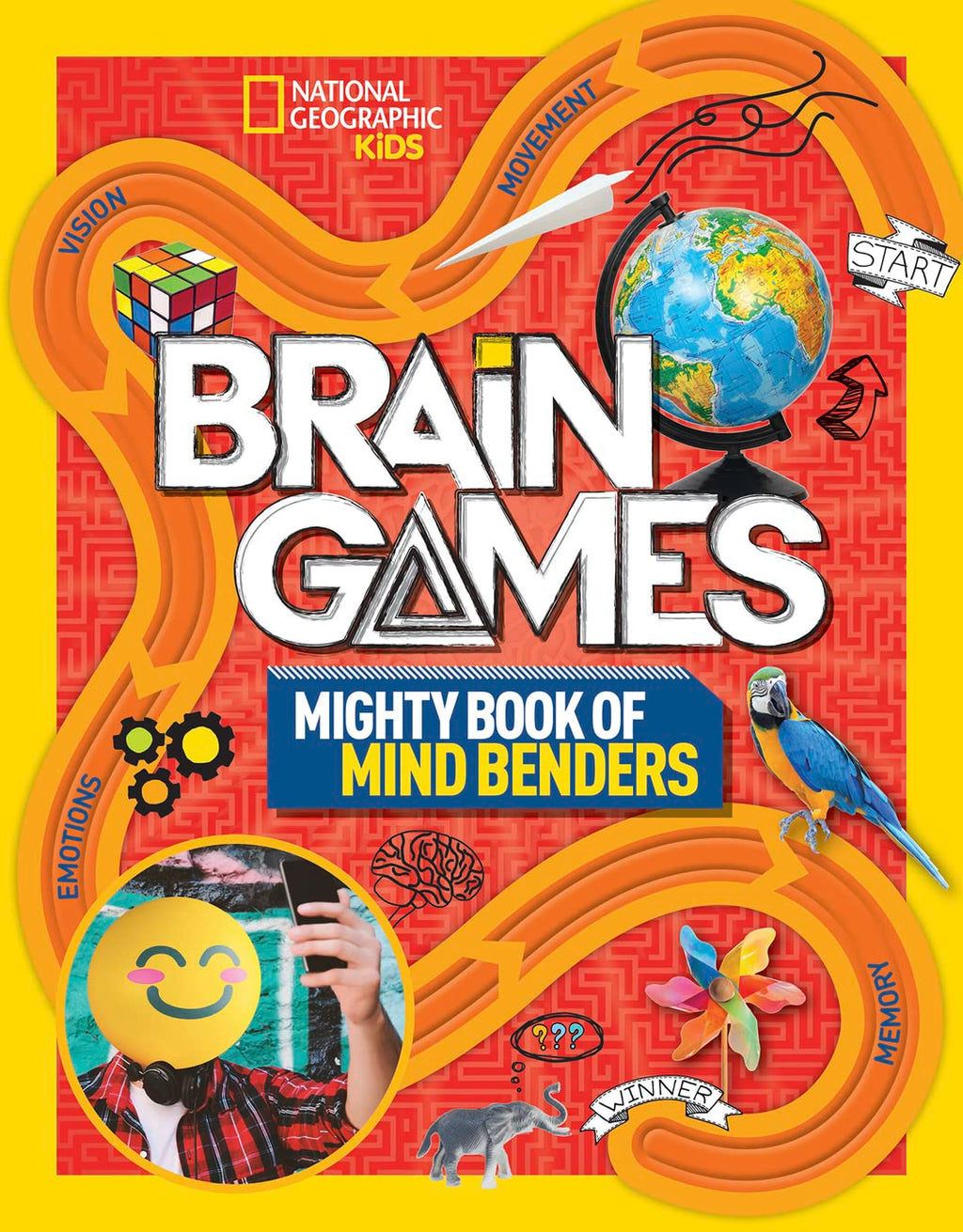 National Geographic Kids Brain Games: Mighty Book of Mind Benders: .
