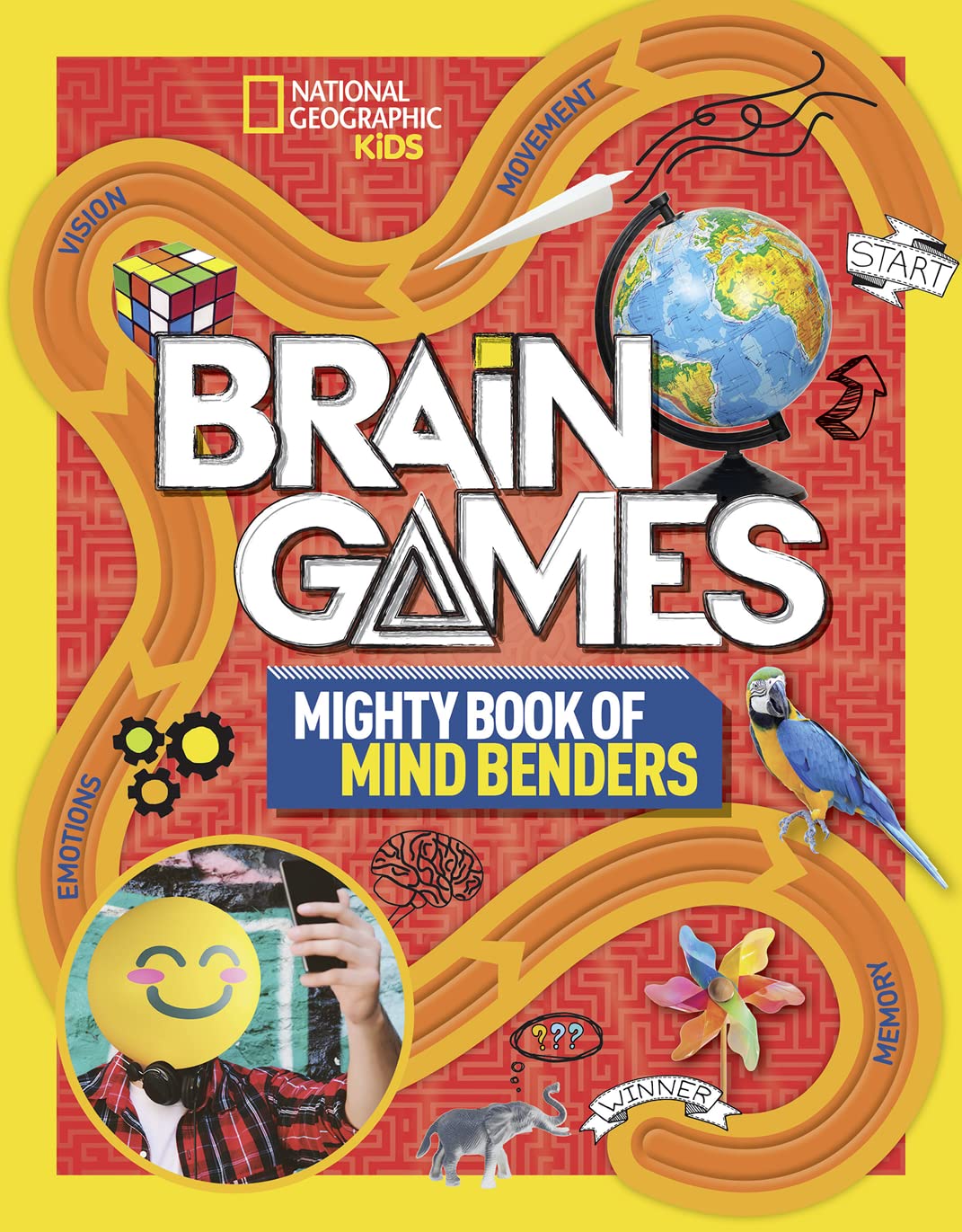 National Geographic Kids Brain Games: Mighty Book of Mind Benders: .