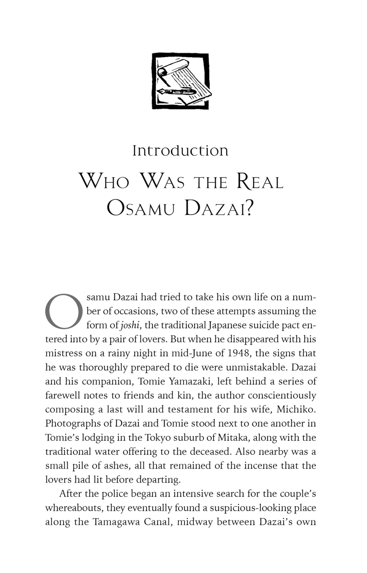 The Real Osamu Dazai: A Life in Twenty Stories