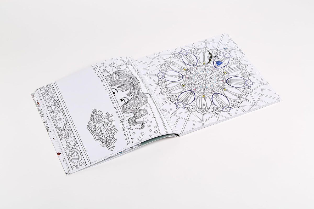 The Time Chamber: A Magical Story and Coloring Book (Time Adult Coloring Books)