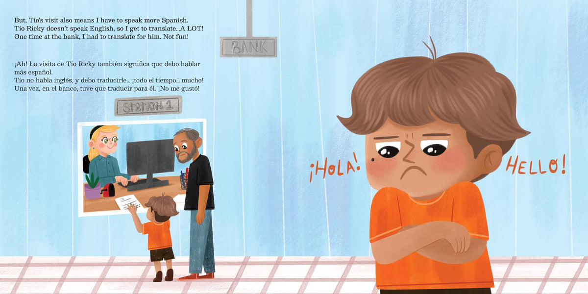 Tío Ricky Doesn't Speak English / Tío Ricky no habla inglés: A Bilingual English-Spanish Picture Book (Lil' Libros Bilingual Book)
