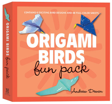 Origami Birds Fun Pack: Make Colorful Origami Birds with This Easy Origami Kit: Includes Origami Book with 6 Projects and 48 Origami Papers
