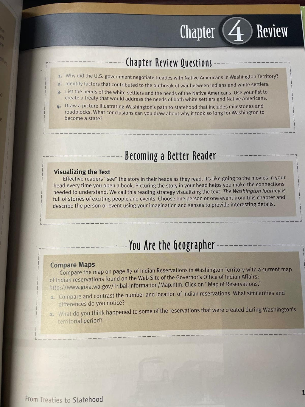 Washington Journey, The: New 7th Grade Textbook