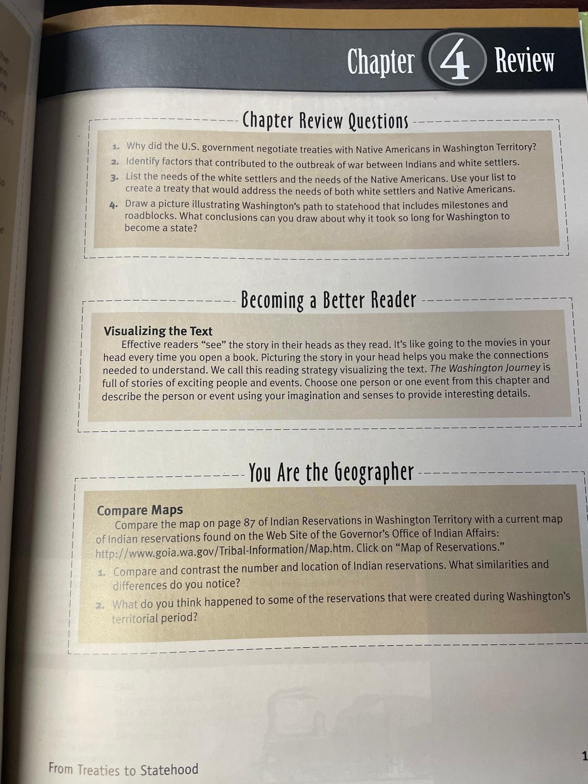 Washington Journey, The: New 7th Grade Textbook