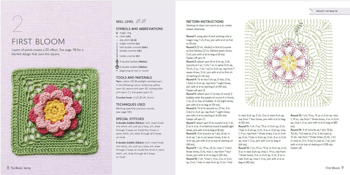 A Year of Granny Squares: 52 grannies to crochet, one for every week of the year