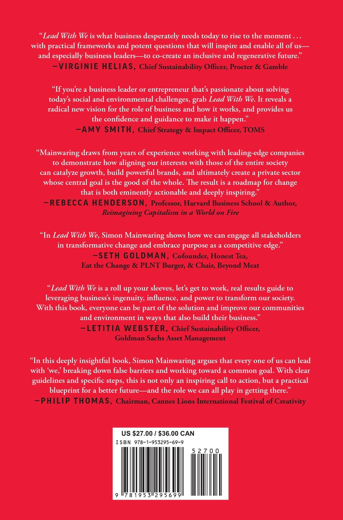 Lead with We: The Business Revolution That Will Save Our Future