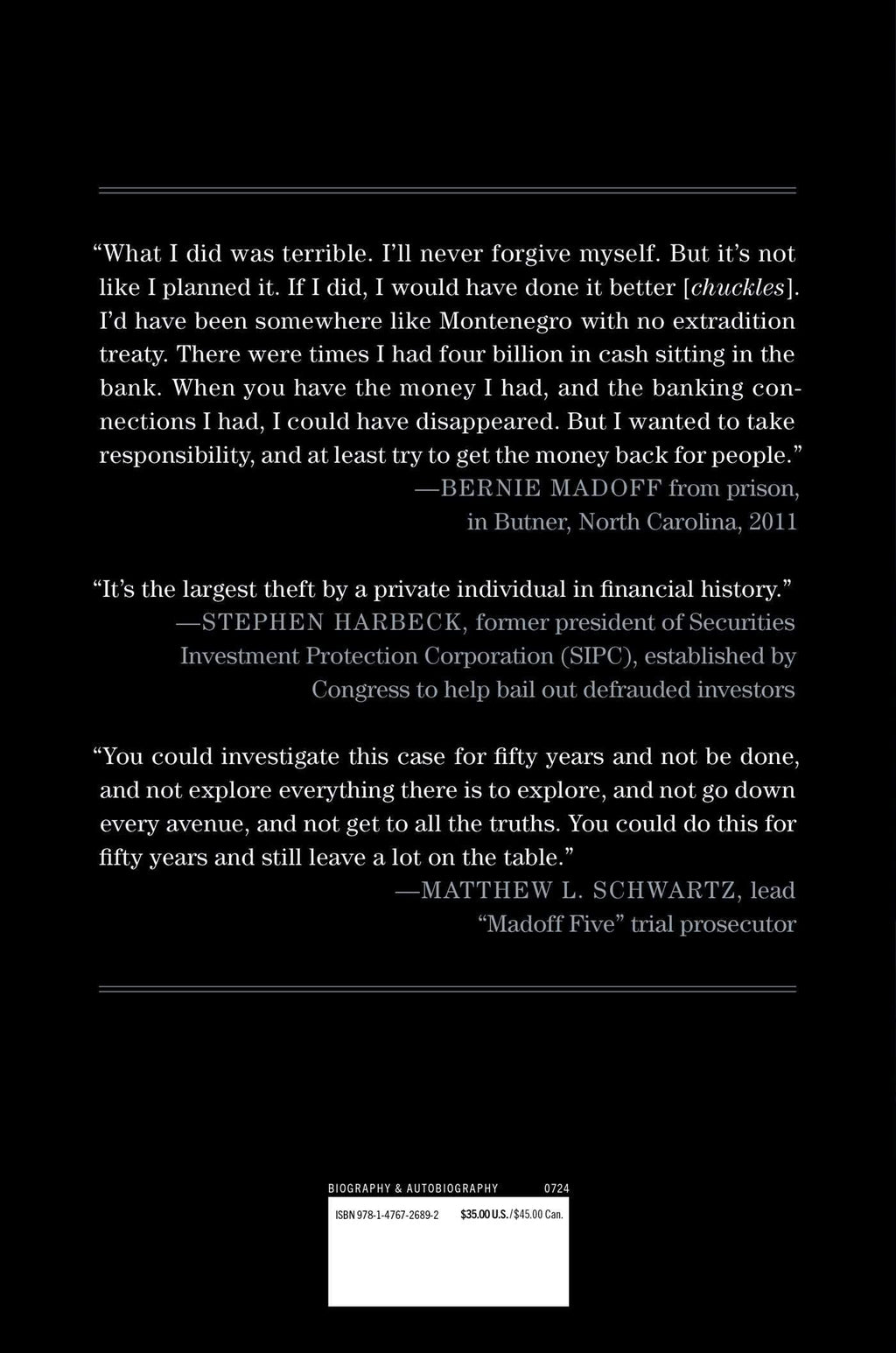 Madoff: The Final Word
