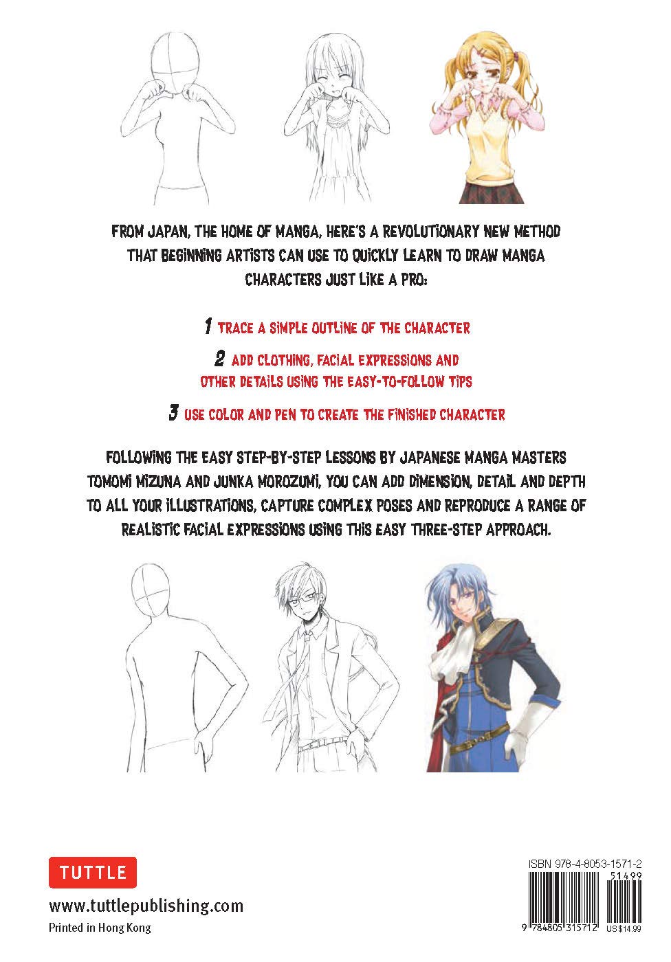 Drawing Dynamic Manga Characters: The Easy 1-2-3 Method for Beginners