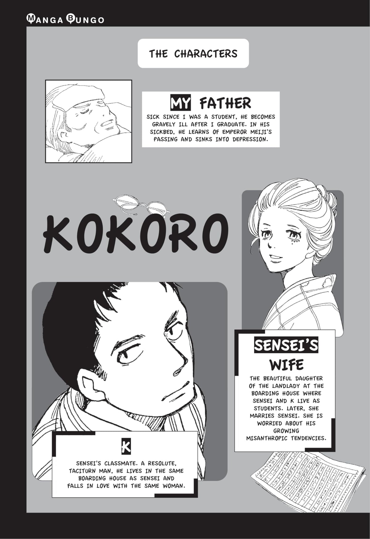 Soseki Natsume's Kokoro: The Manga Edition: The Heart of Things (Tuttle Japanese Classics in Manga)