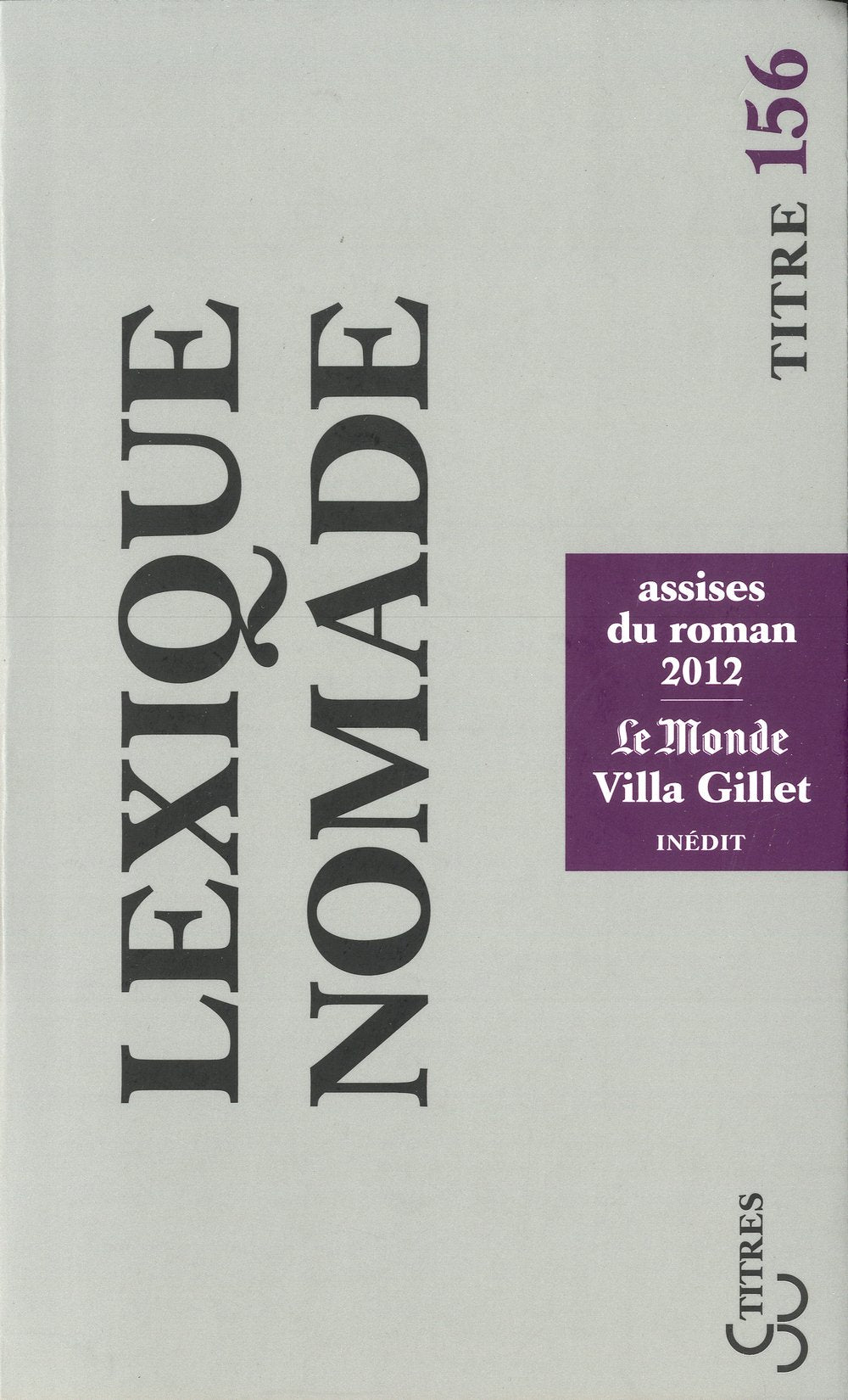 Lexique nomade 2012