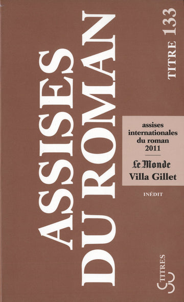 Assises internationales du roman 2011