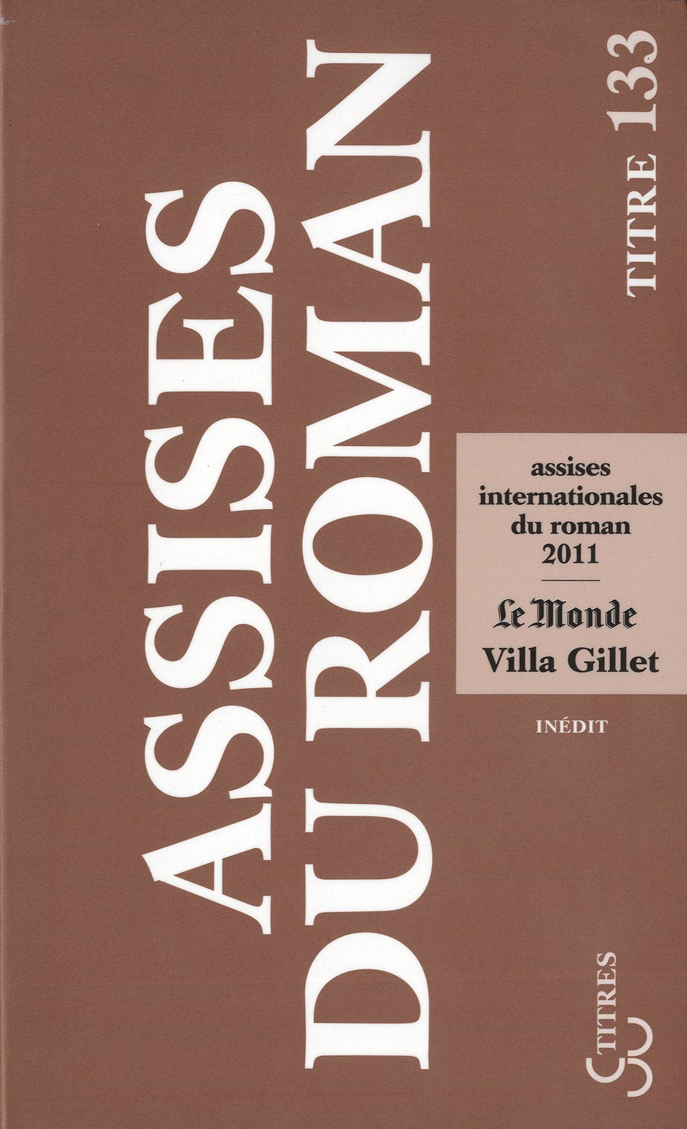 Assises internationales du roman 2011