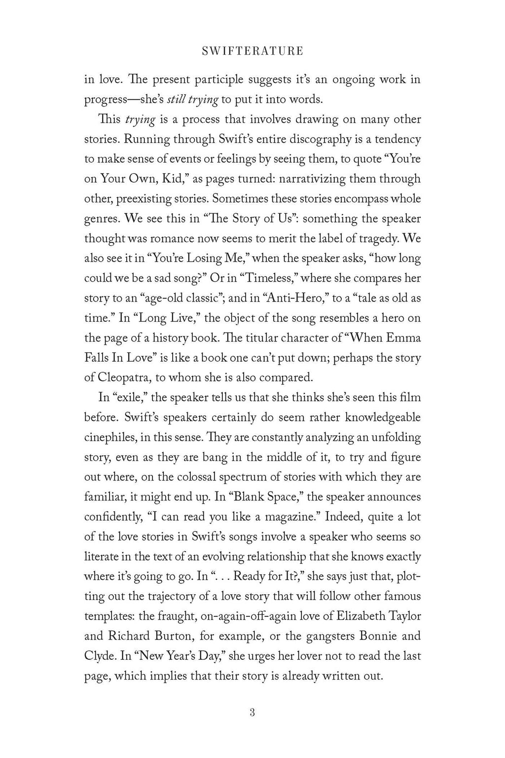 Swifterature: A Love Story: English Literature and Taylor Swift