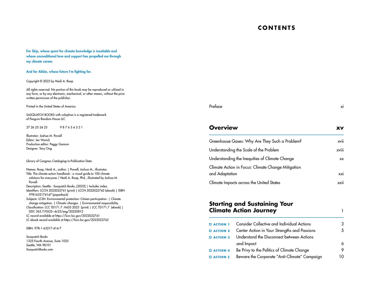 The Climate Action Handbook: A Visual Guide to 100 Climate Solutions for Everyone