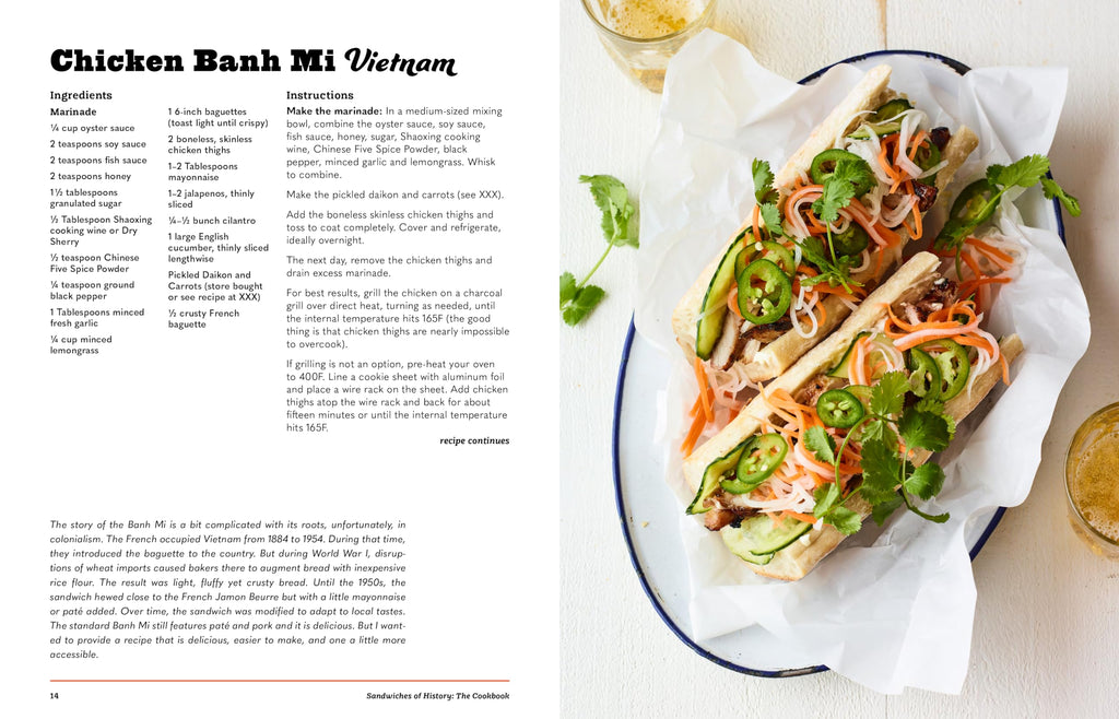 Sandwiches of History: The Cookbook: All the Best (and Most Surprising) Things People Have Put Between Slices of Bread