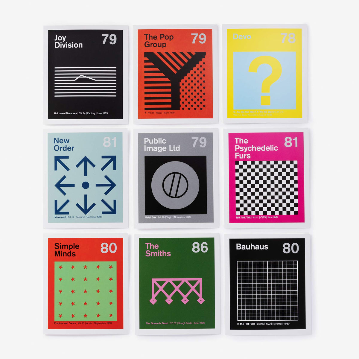 Post-Punk Postcards: 50 Designs Inspired by Influential Albums, from New Order's Movement to The Smiths' The Queen Is Dead