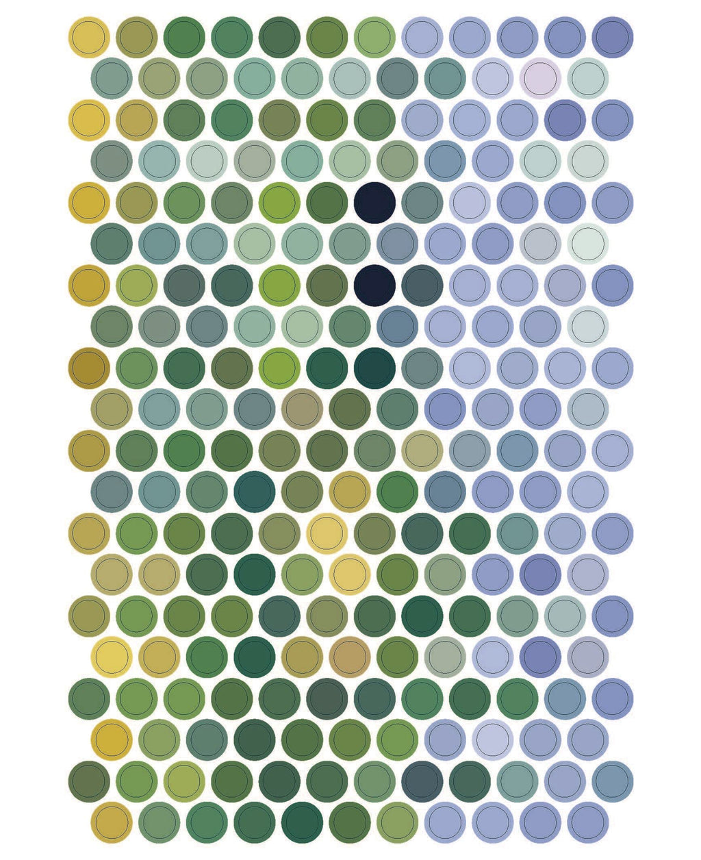 Sticker Van Gogh: Dot Art