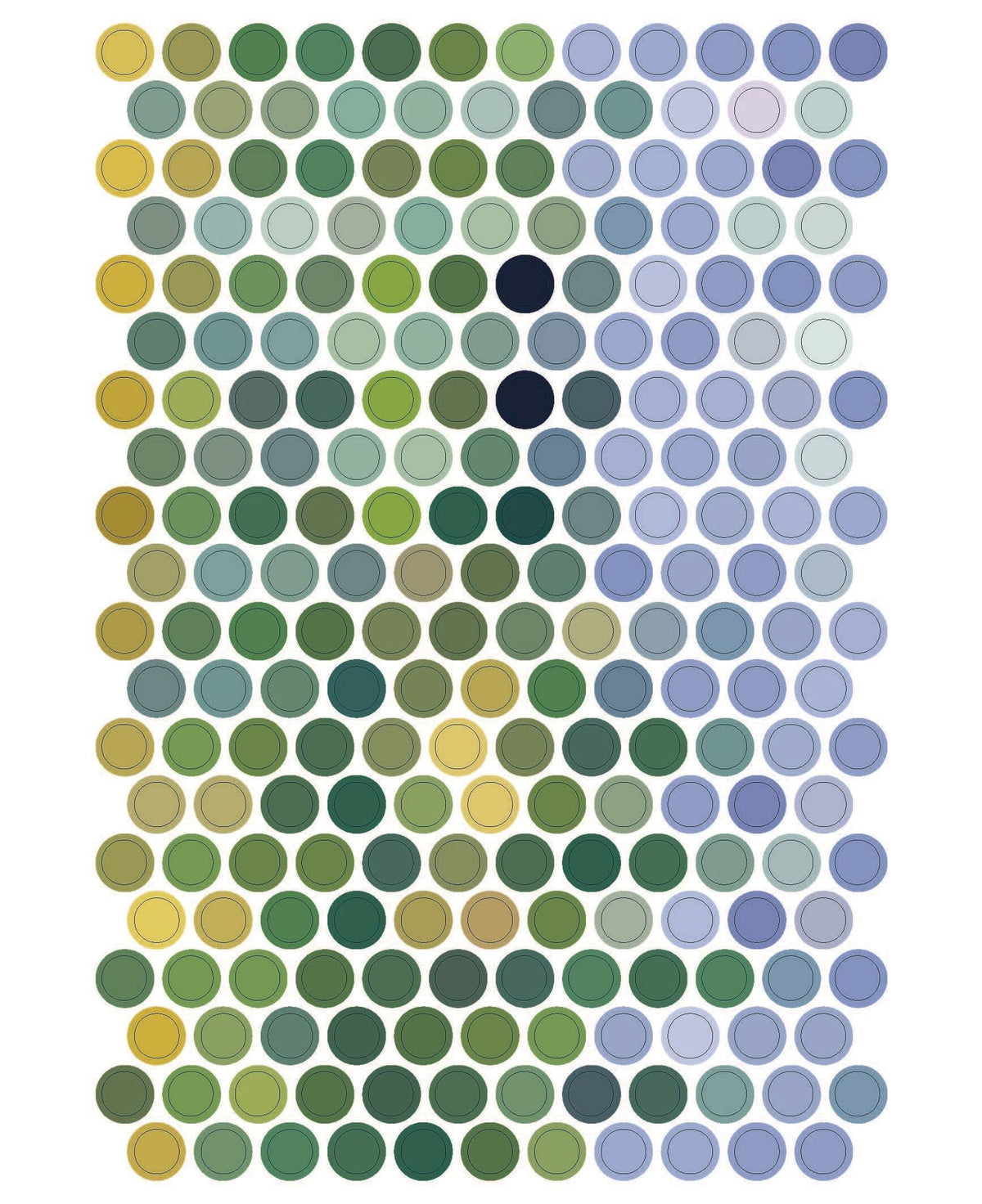 Sticker Van Gogh: Dot Art